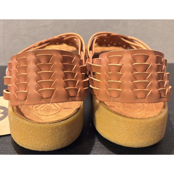 MALIBU SANDALS Canyon Vegan Leather Rubber Whiskey Tan Men\'s Size 12